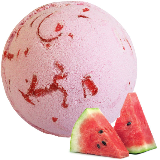 Tropical Paradise - Coconut Butter Jumbo Bath Bomb - 180g - Watermelon