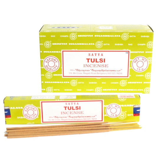 Satya - Incense Sticks - Tulsi - Pack of 15