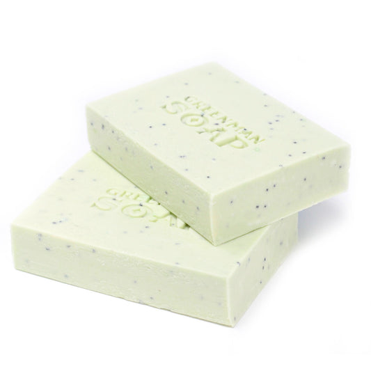 Greenman Soap - Handmade - 100g Bar - Antiseptic Spot Attack - Peppermint and Tea Tree