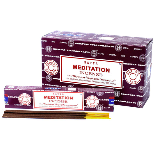 Satya - Incense Sticks - Meditation - Pack of 15