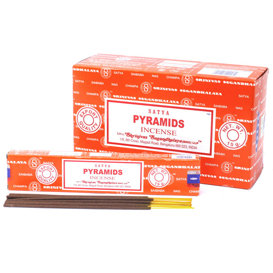 Satya - Incense Sticks - Pyramids - Pack of 15