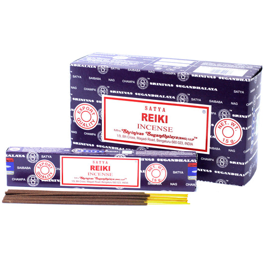 Satya - Incense Sticks - Reiki - Pack of 15