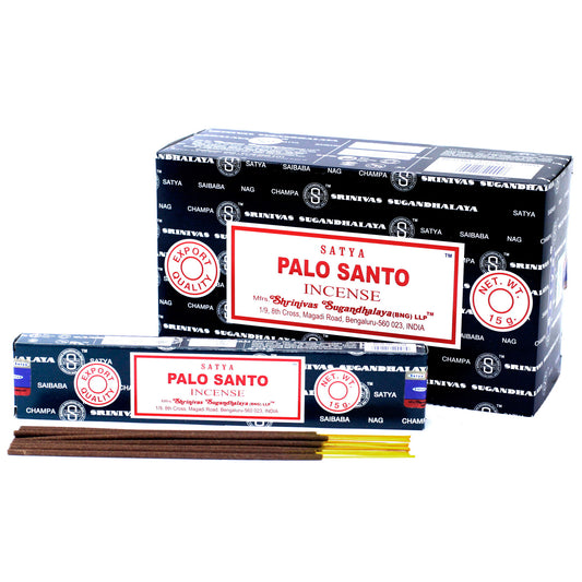 Satya - Incense Sticks - Palo Santo - Pack of 15