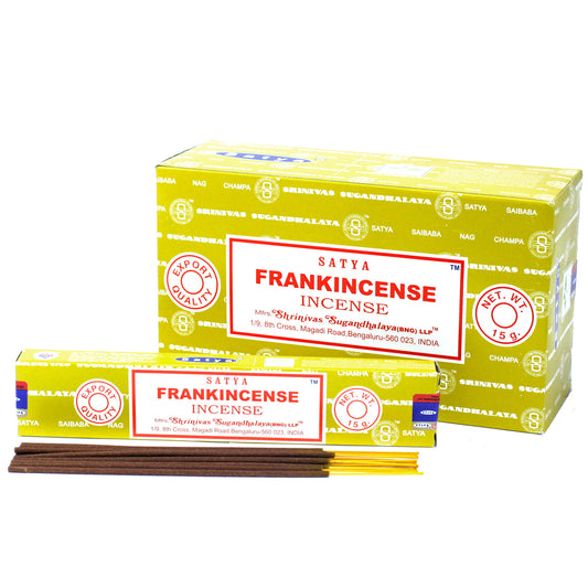 Satya - Incense Sticks - Frankincense - Pack of 15