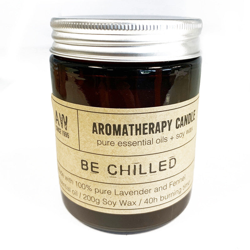 Aromatherapy Jar Candle - Be Chilled - Lavender and Fennel