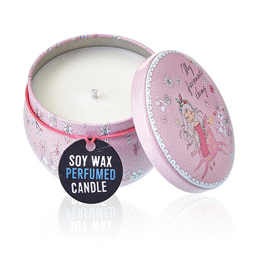 My Favourite Thing Art - Soy Wax Candle Tin - Parma Violet