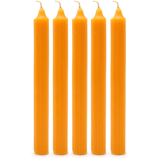 Hand Drawn - Dinner Table Candles - Mango - 20cm - Pack of 21