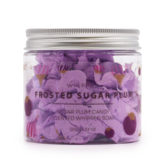 Whipped Soap - 120g Jar - Frosted Sugar Plum