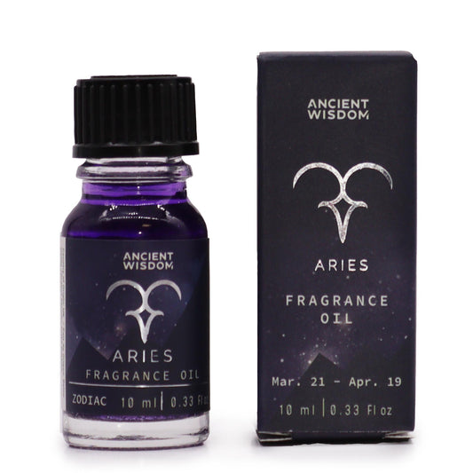 Zodiac Fragrance Oil - Aries - 10ml Bottle - Clear Quartz Freshness