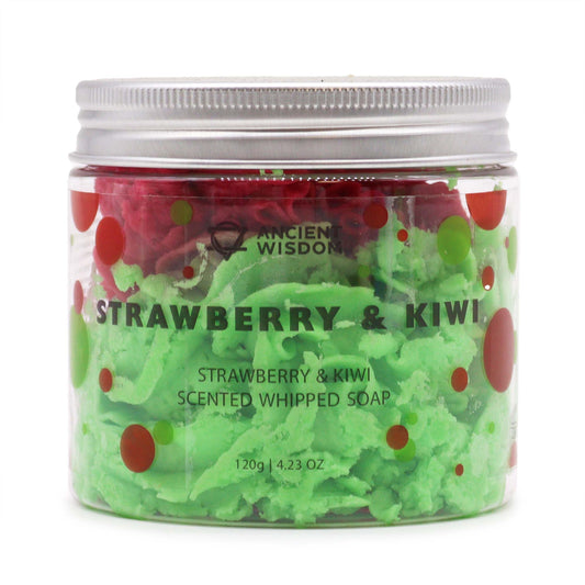 Whipped Soap - 120g Jar - Strawberry and Kiwi