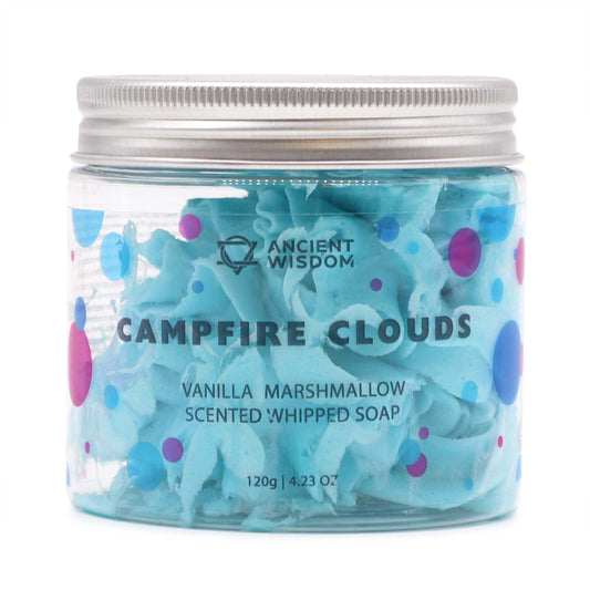 Whipped Soap - 120g Jar - Campfire Clouds