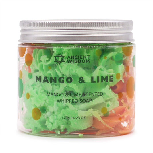 Whipped Soap - 120g Jar - Mango and Lime