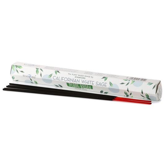 Stamford - Plant Based Vegan Friendly Incense Sticks - White Sage - Pack of 20