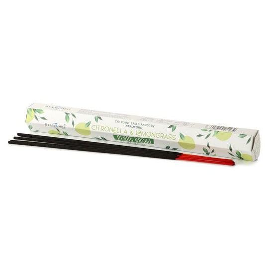 Stamford - Plant Based Vegan Friendly Incense Sticks - Citronella and Lemongrass - Pack of 20