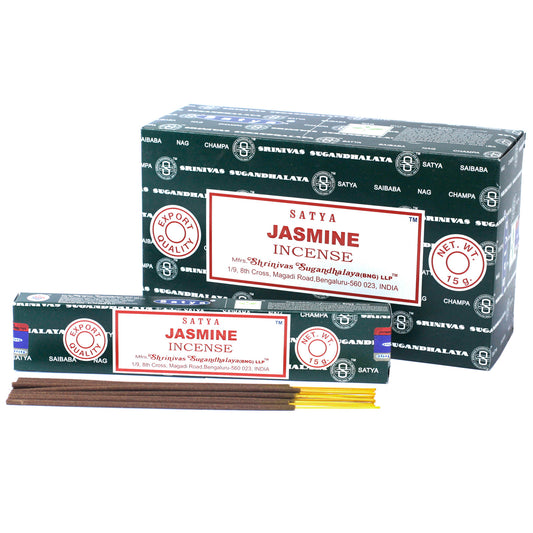 Satya - Incense Sticks - Jasmine - Pack of 15