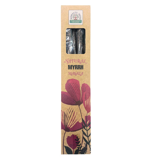 Namaste India - Natural Botanical Masala Incense Sticks - Myrrh - Pack of 11