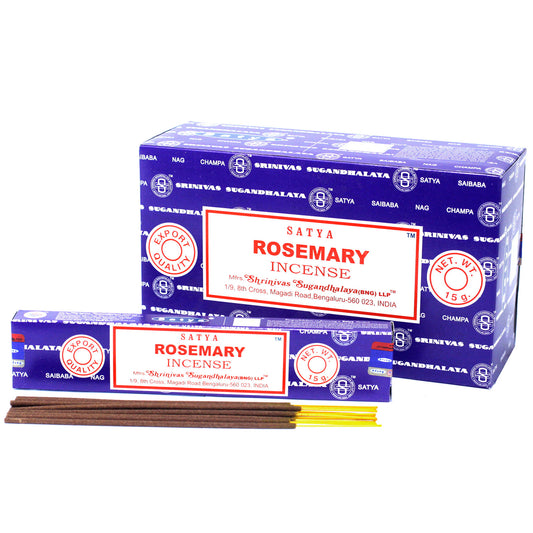 Satya - Incense Sticks - Rosemary - Pack of 15