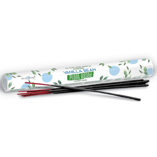 Stamford - Plant Based Vegan Friendly Incense Sticks - Vanilla Bean - Pack of 20